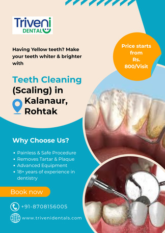 Teeth Cleaning In Kalanaur, Rohtak | Triveni Dental photo 1