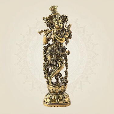 Buy Handcrafted Brass Krishna Idol for Home
Temple  Spiritu photo 1