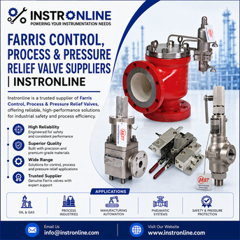 Farris Control ,Process & Pressure Relief Valve Suppliers | Instronline photo 1