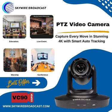 4K PTZ Video Camera with Auto Tracking 
Best Price in India