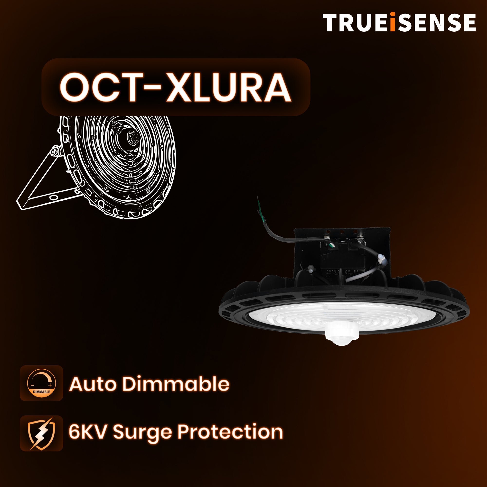 Warehouse Motion Sensor Lighting System for Industrial Facilities photo 1