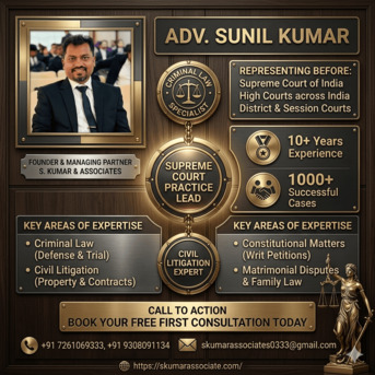 Criminal Lawyer In Bihar For Bail, FIR, Criminal & Defense Cases | Advocate Sunil Kumar