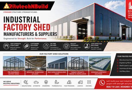 Industrial Factory Shed Manufacturers & Suppliers photo 1