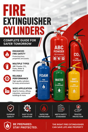 Complete Guide To Fire Extinguisher Cylinders For Industrial, Commercial & Residential Fir photo 1