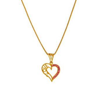 Trending 1 Gram Gold Pendant Designs Online | CMR Jewellery photo 1