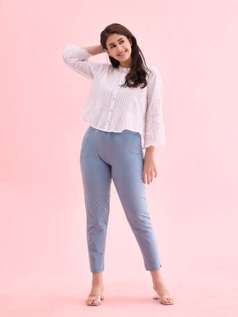 INR 899,  Buy Comfortable And Fashionable Kurti Pants Online At Go Colors