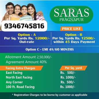 INR 13000,  200 Sq. Yard,  Plots For Sale In Pragnapur, Hyderabad photo 1