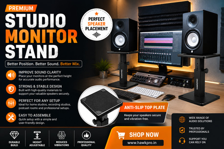 INR 8000,  Get Better Sound With The Right Monitor Stand photo 1