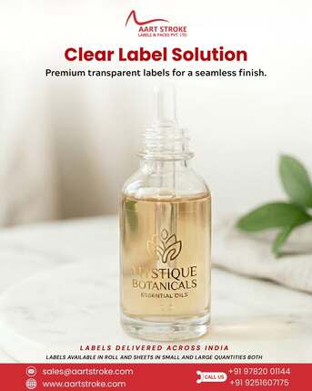 Custom Transparent Sticker Printing For Premium Branding