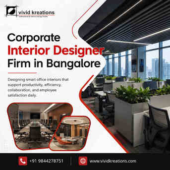 Corporate Interior Designer Firm In Bangalore photo 1