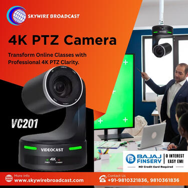Perfect 4K PTZ Camera for online teaching
in India