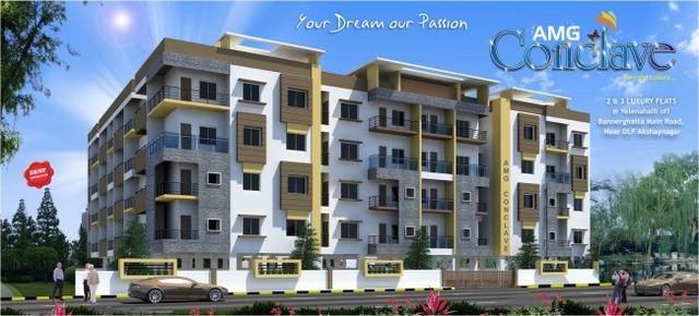 AMG Conclave - 2 & 3 BHK BBMP approved
apartments On sale