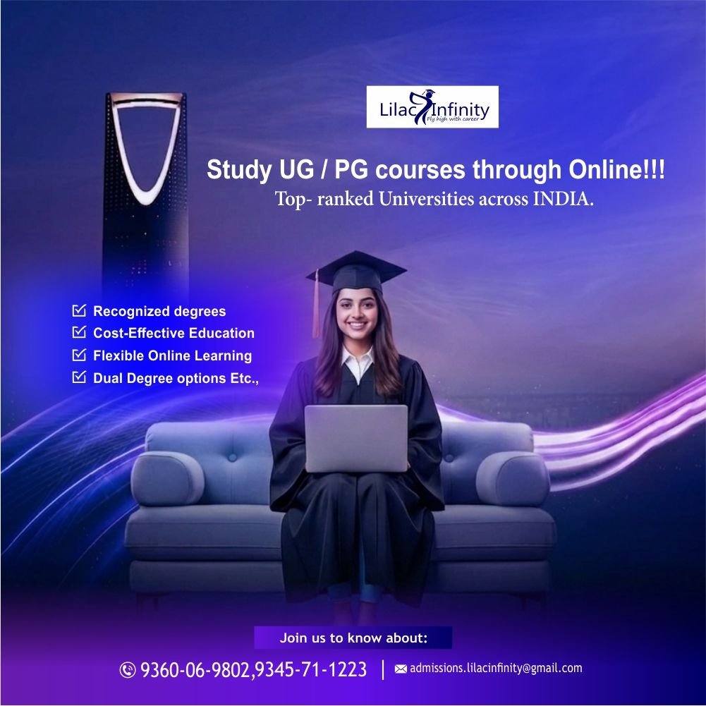 LILAC INFINITY OFFERS  INTERNATIONAL ONLINE UG & PG PROGRAMS photo 1