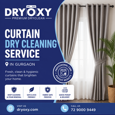 Curtain Cleaning at Home in Gurgaon  Call
Dryoxy Today photo 1