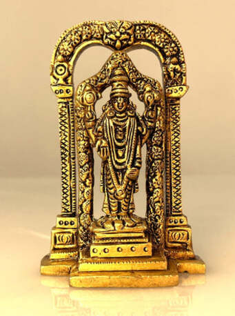 INR 1345,  Order Authentic Tirupati Balaji Murti Online With Fine Craftsmanship – Yathashilpam