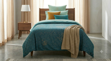 INR 1499,  Single Bed Set Pure Cotton Single Bedding For Kids & Adults