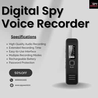 INR 1499,  Mini Hidden Voice Recorder In Hyderabad By SpyWorld photo 1