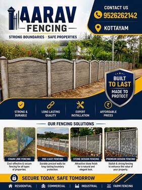 Top 10 Fencing Works Kanjirappally
Ettumanoor Karukachal