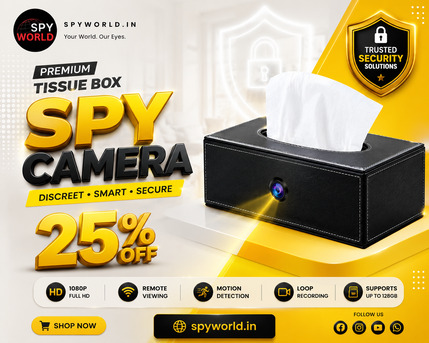 INR 4999,  Tissue Box Spy Camera Shop In Delhi – Best Offers 2026 At Spy World