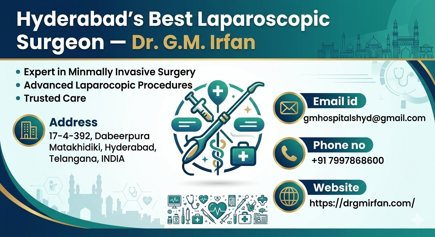 Hyderabad's Best Laparoscopic Surgeon – Dr. G.M. Irfan photo 1