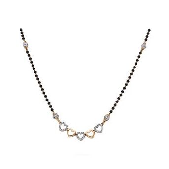 Buy Black Beads Gold Chain Latest Designs | CMR Jewellery