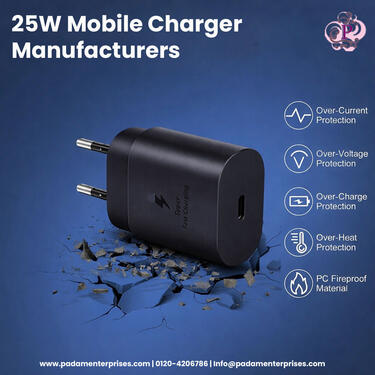 25W Mobile Charger Manufacturers  Padam
Enterprises photo 1