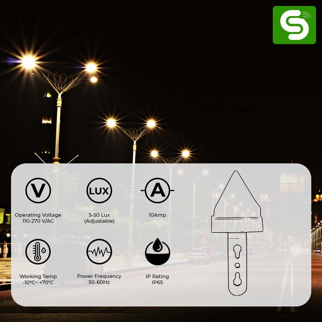 Automatic Day-Night Photocell Sensor for Street Light & Outdoor Lighting photo 2