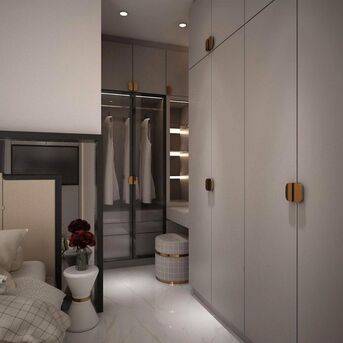Luxury Modular Wardrobe In Gurugram For Premium Homes | Novella Kitchens