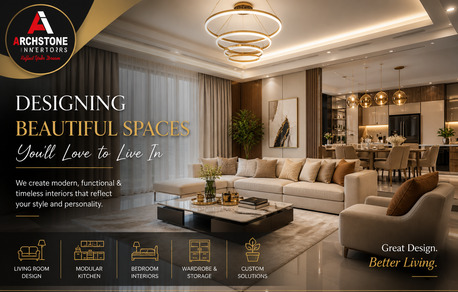 Discover Elegant Living Spaces With Archstone Interiors In Greater Noida