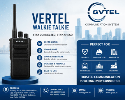 INR 6100,  Buy Vertel Walkie Talkie | Premium Quality By Gvtel photo 1