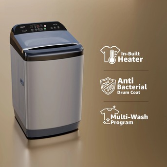 INR 25550,  Buy 10kg Automatic Washing Machine From Akai For Large Families