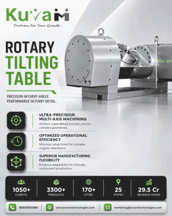 INR 500000,  Importance Of A Rotary Tilting Table