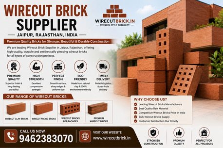 Wirecut Bricks Supplier Jaipur