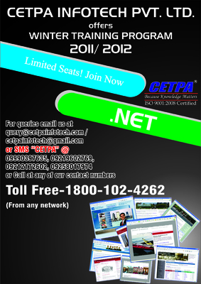 6 Months .Net Industrial Training On Live
Project, Noida