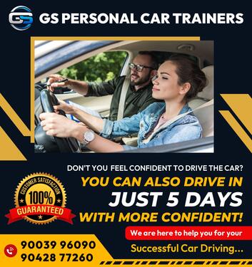 PERSONAL CAR DRIVING TRAINER NEAR ECR
THIRUVANMIYUR photo 1