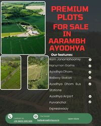 Residential Plots For Sale In Ayodhya | Plots Near Ram mandir - Noida photo 1