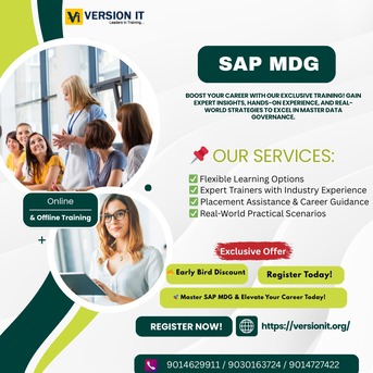 Become An SAP MDG Expert With Version IT – One Of Hyderabad’s Most Trusted SAP MDG Trainin