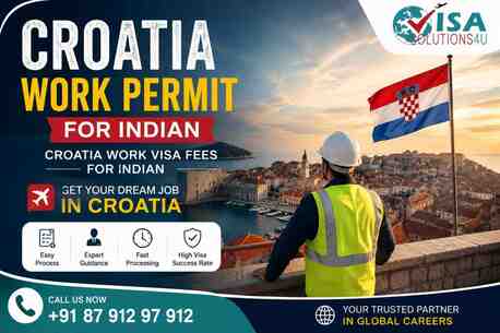 Croatia Work Permit For Indian | Croatia Work Visa Fees For Indian photo 1