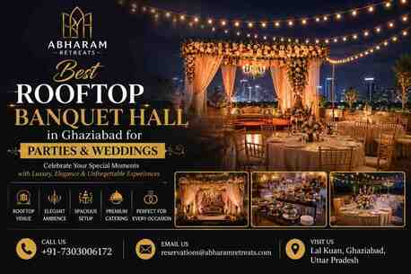 Luxury Rooftop Space For Birthday Parties In Ghaziabad | Abharam Retreats