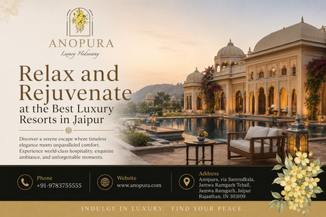 Relax And Rejuvenate At The Best Luxury Resorts In Jaipur