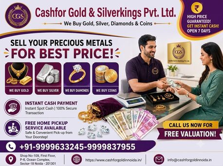 Cash For Gold In Noida Sector 18 | Looking To Exchange Old Jewellery For Cash?