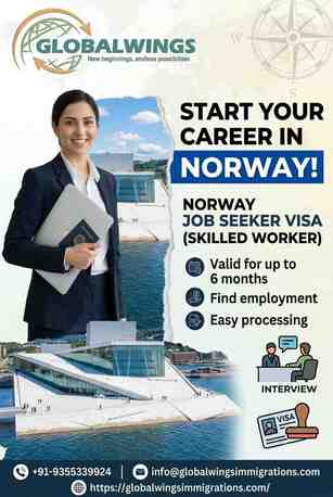 Professional Norway Job Seeker Visa Consultation For Skilled Indians photo 1