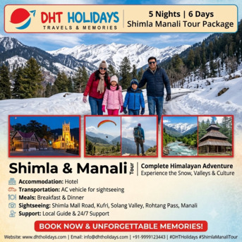 5 Nights 6 Days Shimla Manali Tour Package - DHT Holidays photo 1