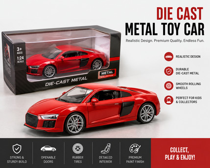INR 1800,  Buy Die Cast Metal Toy Cars Online – Premium Models For Kids & Collectors