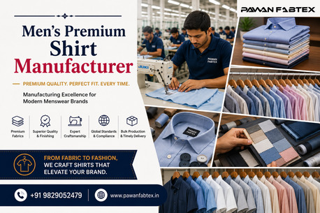 Deliver Premium Shirts With Trusted Manufacturing Expertise.