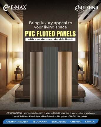 Premium PVC Fluted Panel In Bangalore – Stylish Wall Solutions