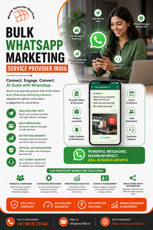 Bulk WhatsApp Marketing Service Provider India