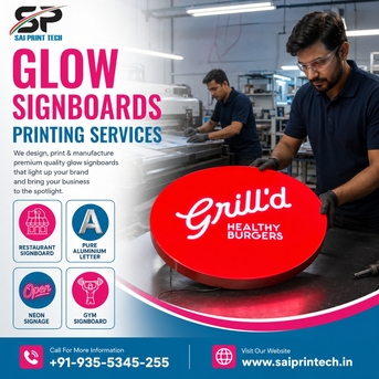 Trusted Glow Shine Board Manufacturer In Noida With Quality Designs