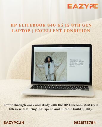 INR 22,  HP EliteBook 840 G5 I5 8th Gen Refurbished Laptop