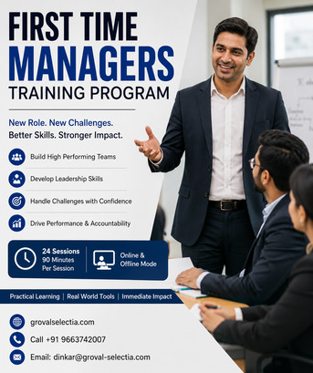 First Time Managers Training Program